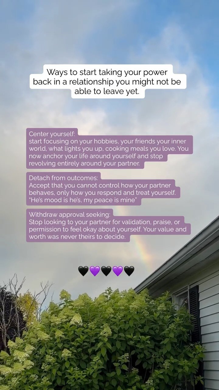 Even if you aren’t able to leave your situation now, there are small ways you can build yourself, and take…